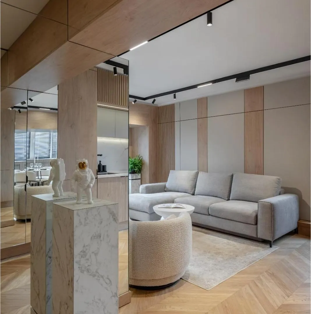 Designer'S Delight: Modern 1Br Near City Center Bucharest Apartment